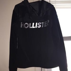 Black Hollister windbreaker